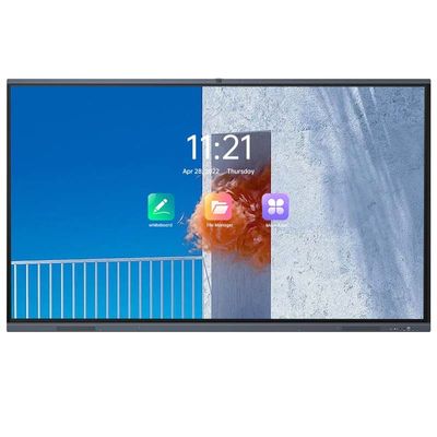 H10S 75 '' स्मार्ट इंटरएक्टिव फ्लैट पैनल स्कूल 4K टच स्क्रीन मॉनिटर