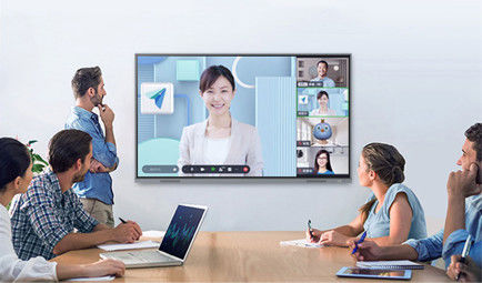 H10S 75 '' स्मार्ट इंटरएक्टिव फ्लैट पैनल स्कूल 4K टच स्क्रीन मॉनिटर