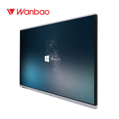 वॉल माउंटेड टच स्क्रीन व्हाइटबोर्ड 65 '' 4K डिजिटल डिस्प्ले सटीक लेखन