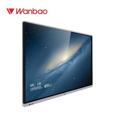 कक्षा के लिए 4K टच स्क्रीन वॉल माउंटेड इंटरएक्टिव व्हाइटबोर्ड