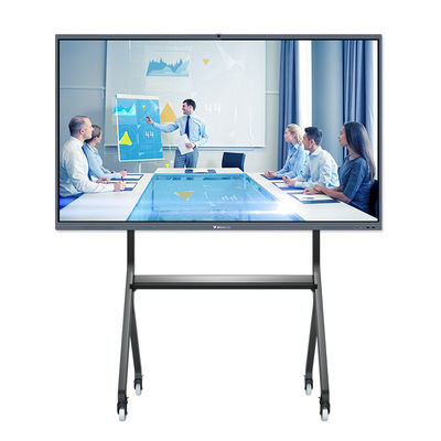4K 86 इंच डिजिटल क्लासरूम स्मार्ट इंटरएक्टिव डिस्प्ले डुअल सिस्टम