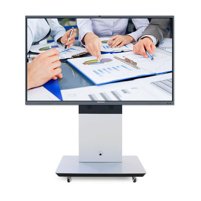 बैठक / शिक्षा के लिए Usb इंटरएक्टिव फ्लैट पैनल सभी एक कॉर्पोरेट व्हाइटबोर्ड में 75&quot;