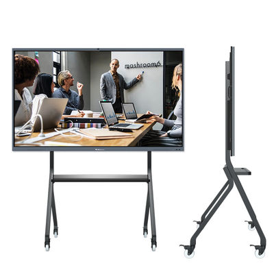 स्मार्ट इंटरएक्टिव व्हाइटबोर्ड 65 '' कार्यालय / स्कूल के लिए इंटेलिजेंट इंटरएक्टिव फ्लैट पैनल