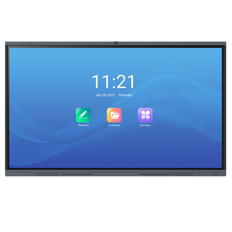 स्कूलों के लिए H11S 75 '' 8G RAM स्मार्ट टीच बोर्ड 4K UHD इंटेलिजेंट इंटरएक्टिव फ्लैट पैनल